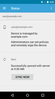 Google Apps Device Policy android App screenshot 2