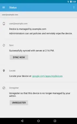 Google Apps Device Policy android App screenshot 4